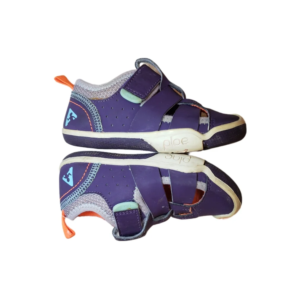 Plae 8 Toddler Girl Purple Water Friendly Fisherman Sandals